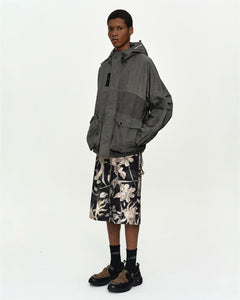 UNISEX TIE-DYED BEACH SHELL JACKET awa746u(CHARCOAL) – Andersson Bell