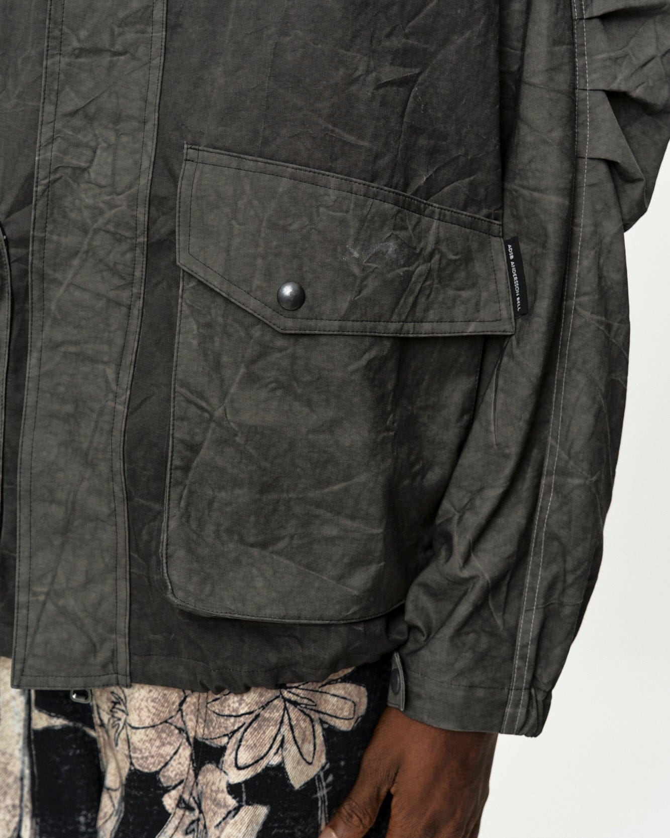 UNISEX TIE-DYED BEACH SHELL JACKET awa746u(CHARCOAL) – Andersson Bell