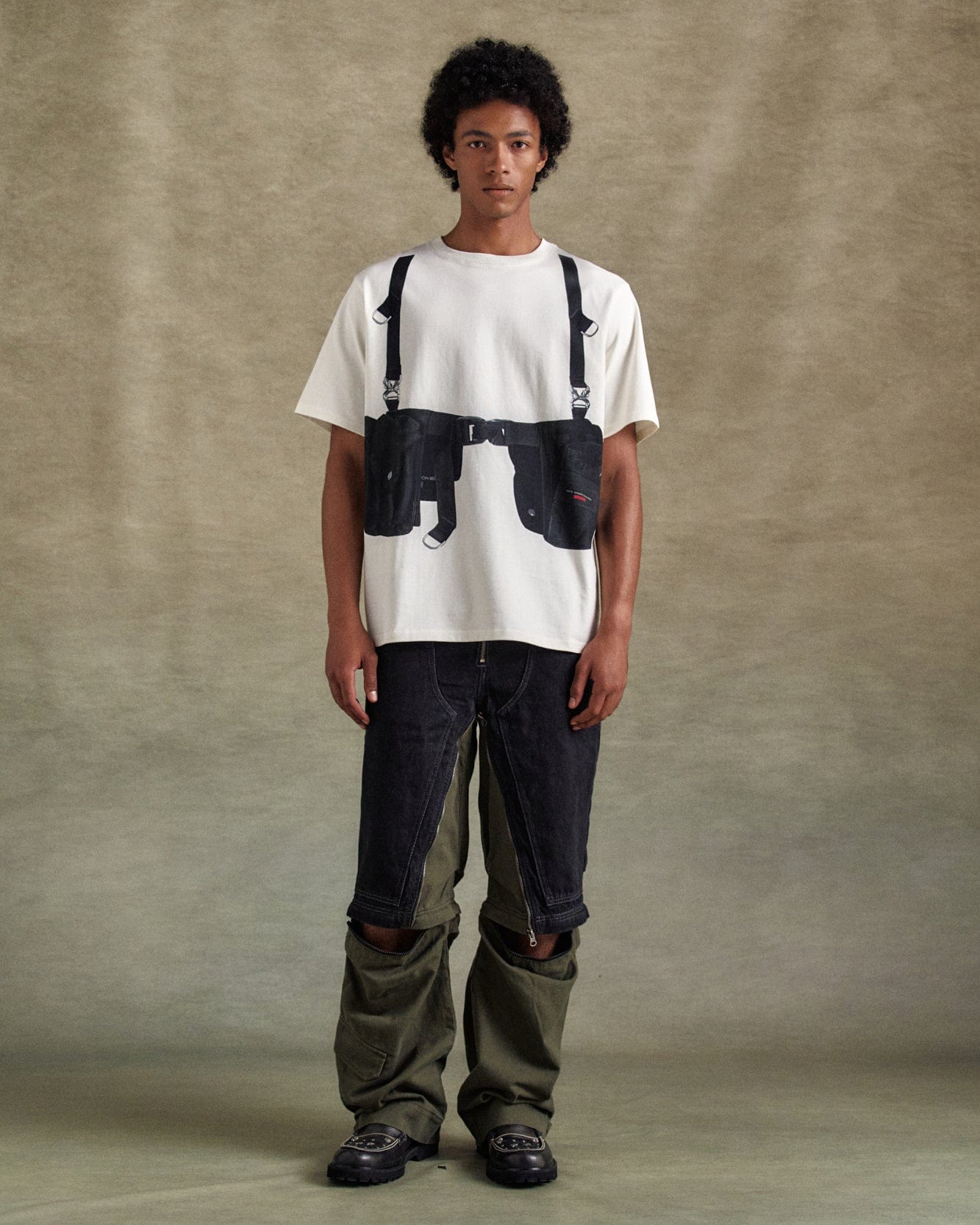 기타 UNISEX UTILITY VEST TROMPE LOEIL T-SHIRTS atb1293u(WHITE)