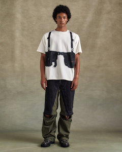 기타 UNISEX UTILITY VEST TROMPE LOEIL T-SHIRTS atb1293u(WHITE)