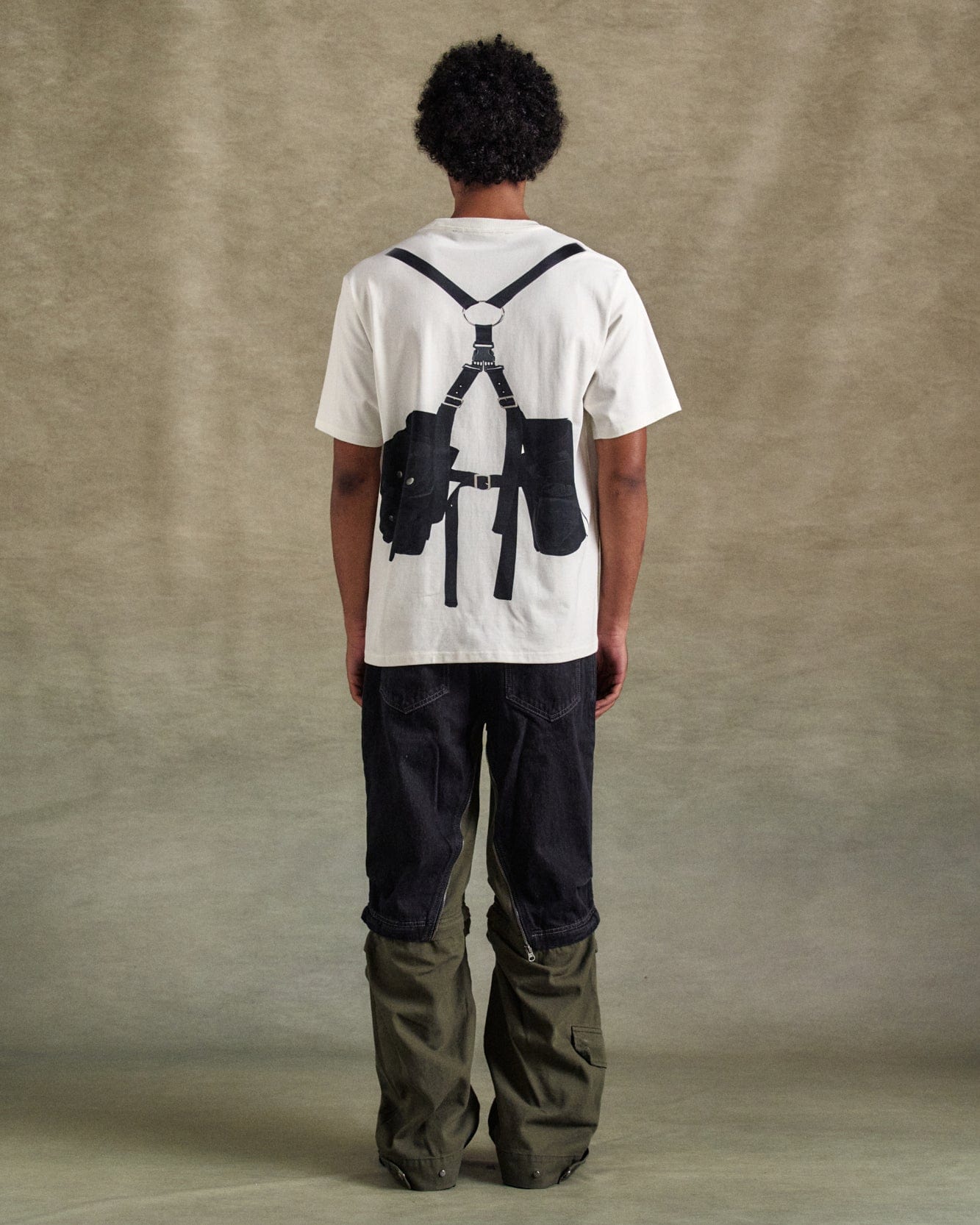 기타 UNISEX UTILITY VEST TROMPE LOEIL T-SHIRTS atb1293u(WHITE)