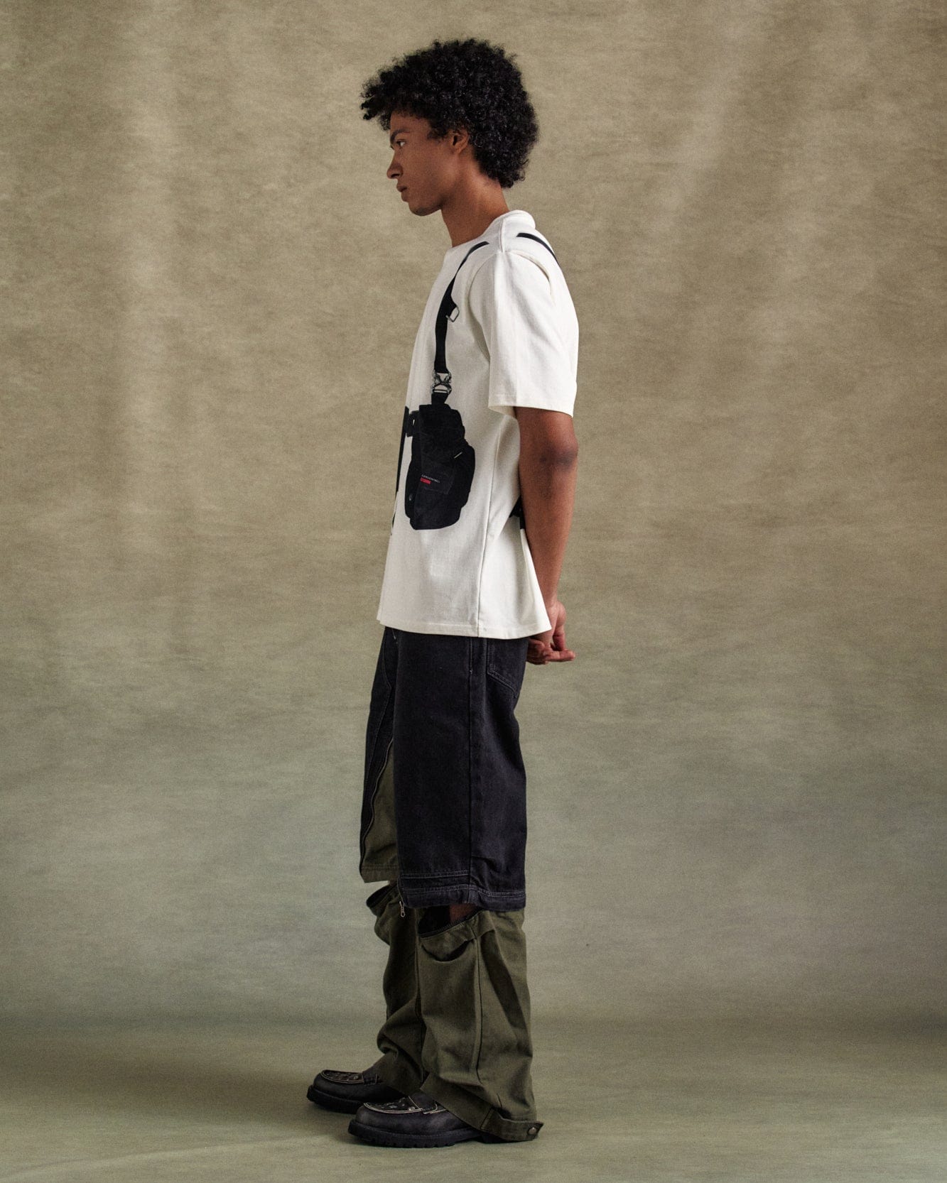 기타 UNISEX UTILITY VEST TROMPE LOEIL T-SHIRTS atb1293u(WHITE)