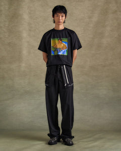 기타 UNISEX VALLUM POPLIN T-SHIRTS atb1324u(BLACK)