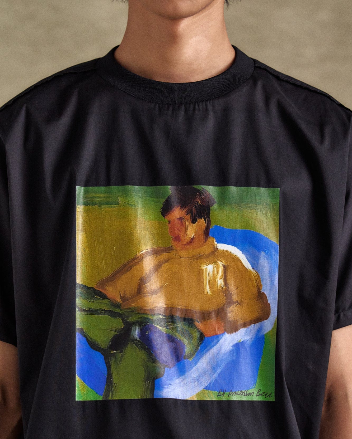 기타 UNISEX VALLUM POPLIN T-SHIRTS atb1324u(BLACK)