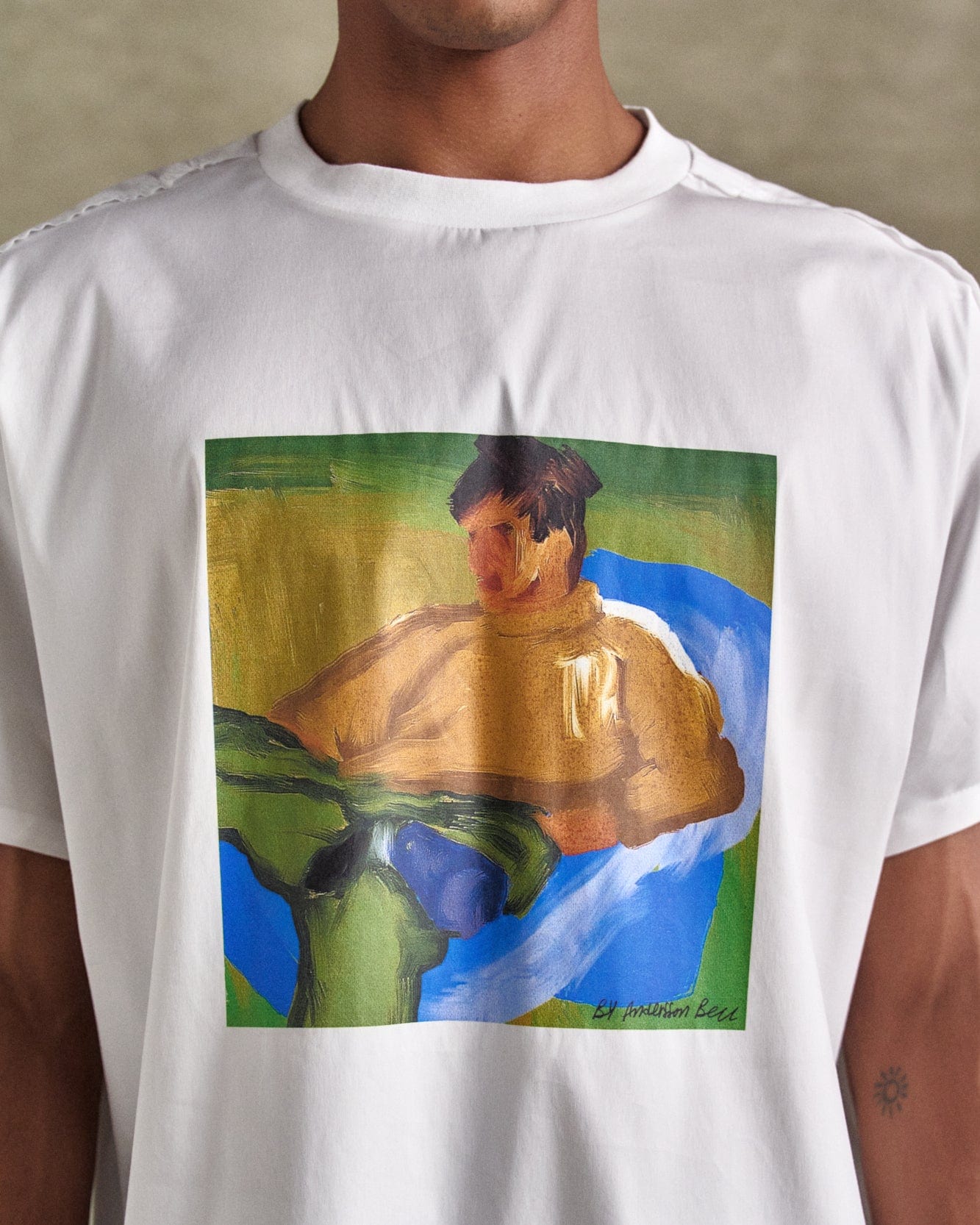 기타 UNISEX VALLUM POPLIN T-SHIRTS atb1324u(WHITE)