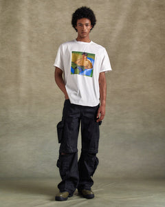 기타 UNISEX VALLUM POPLIN T-SHIRTS atb1324u(WHITE)
