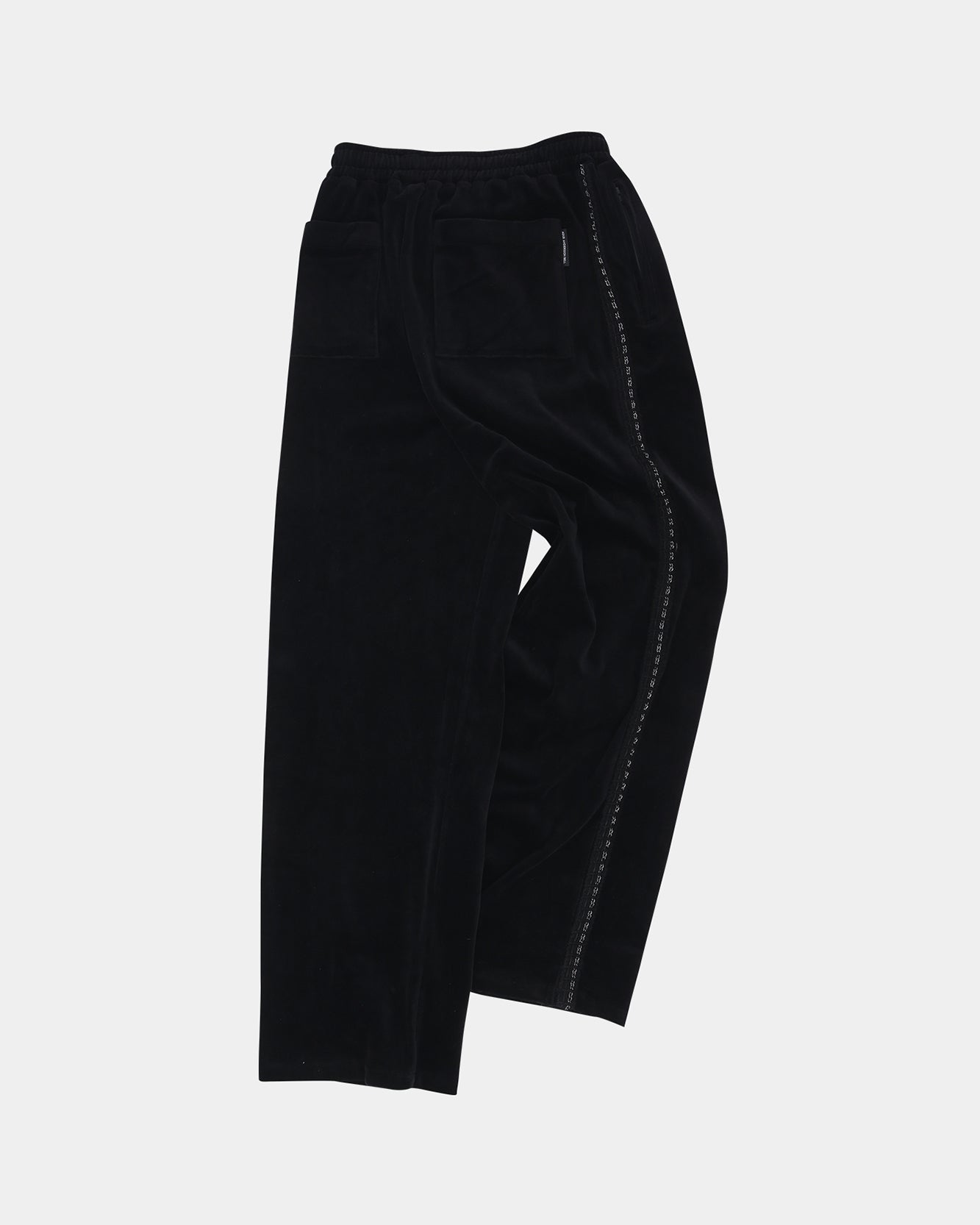 기타 UNISEX VELVET TRACK PANTS apa854u(BLACK)