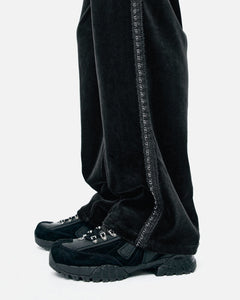 기타 UNISEX VELVET TRACK PANTS apa854u(BLACK)