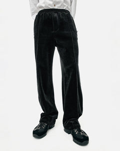 기타 UNISEX VELVET TRACK PANTS apa854u(BLACK)