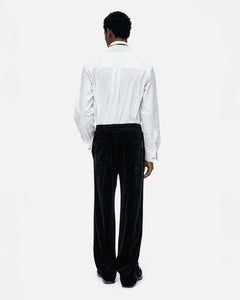 기타 UNISEX VELVET TRACK PANTS apa854u(BLACK)