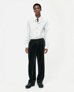 기타 UNISEX VELVET TRACK PANTS apa854u(BLACK)
