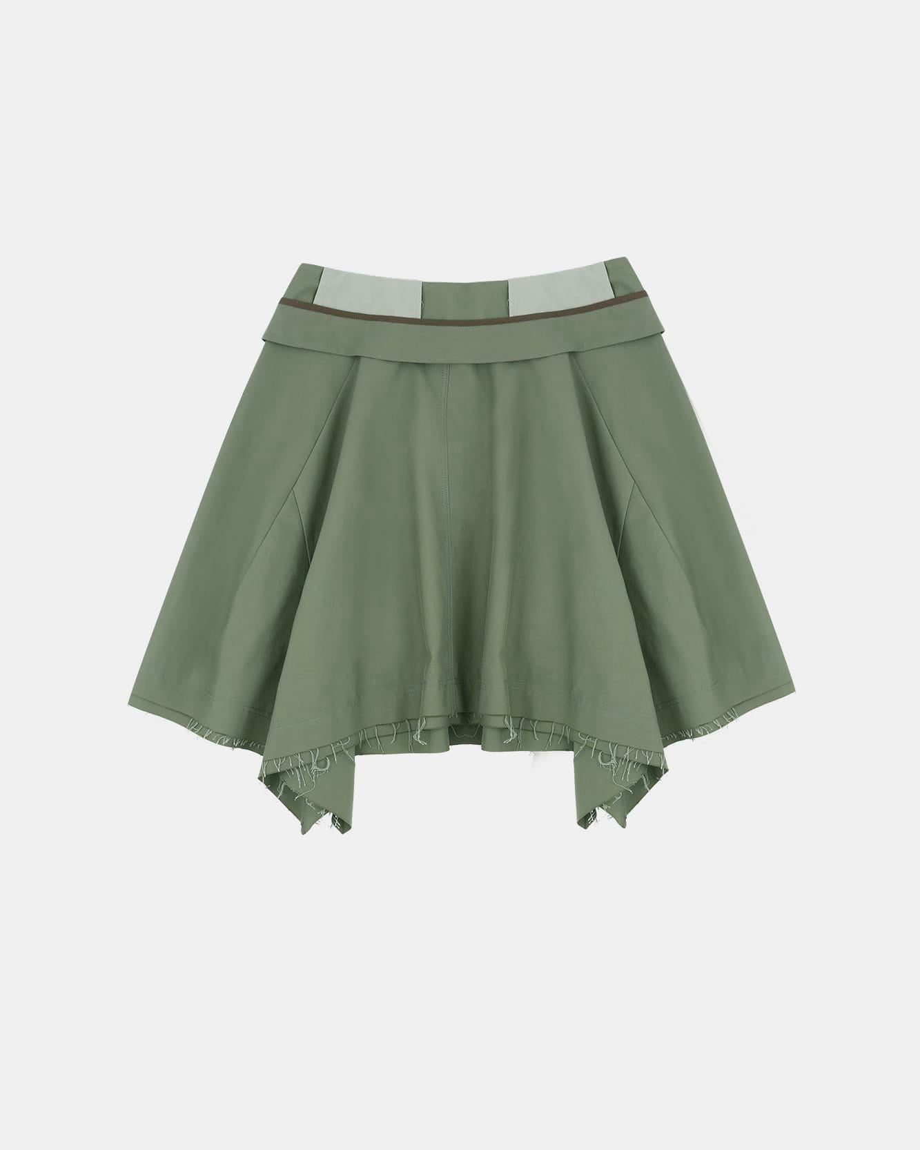 スカート ANDERSSON BELL UPSIDE-DOWN SKIRT KHAKI UPSIDE-DOWN ASYMMETRIC SKIRT apa914w(KHAKI) – Andersson Bell