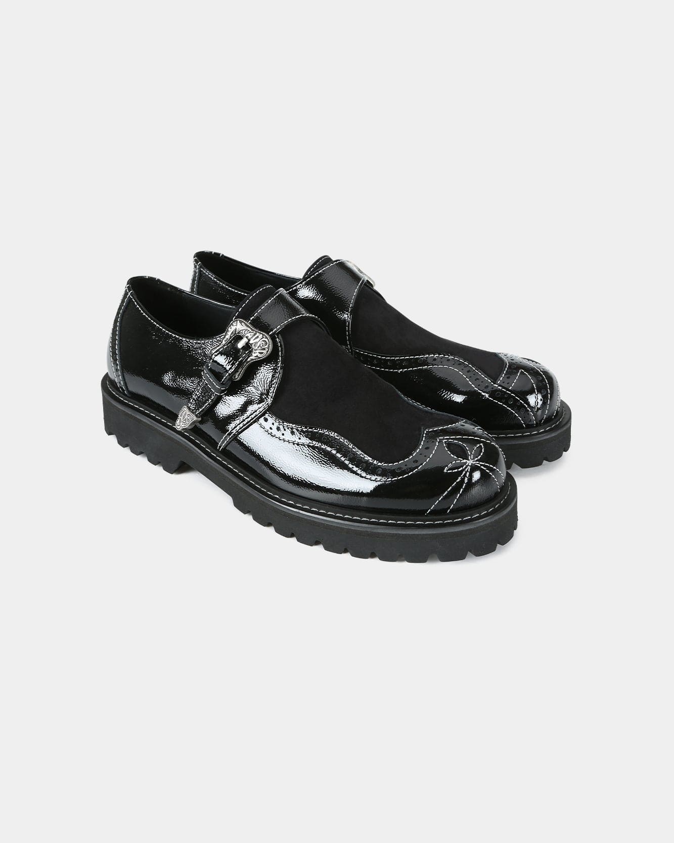 ドレスシューズ・革靴・ビジネスシューズ ANDERSSON BELL WESTERN BROGUE LOAFERS 5FT1126 WESTERN BROGUE LOAFERS aaa463m(BLACK) – Andersson Bell