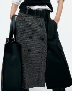 기타 WHITNEY TRENCH PLEATS SKIRT apa848w(BLACK)