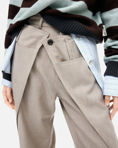 기타 WOOL WRAP PANTS apa857w(BEIGE)