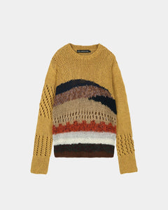 【ANDERSSON BELL】 FITE CREW-NECK SWEATER Andersson Bell Liquid Logo Crewneck | Men & Women | SVD USA