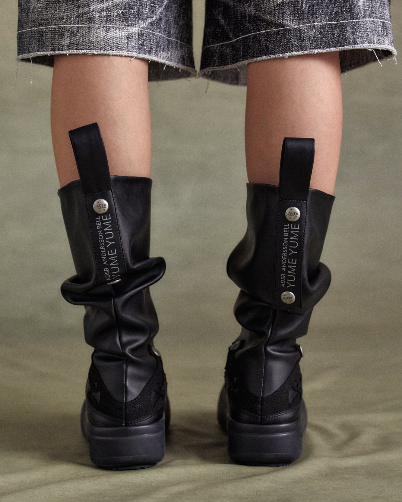 기타 YUME YUME X ADSB ANDERSSON BELL FISHERMAN BOOT LOW aaa508u(BLACK)
