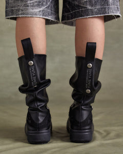 기타 YUME YUME X ADSB ANDERSSON BELL FISHERMAN BOOT LOW aaa508u(BLACK)