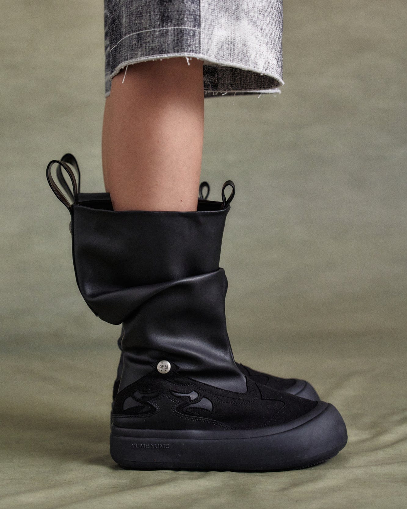 기타 YUME YUME X ADSB ANDERSSON BELL FISHERMAN BOOT LOW aaa508u(BLACK)