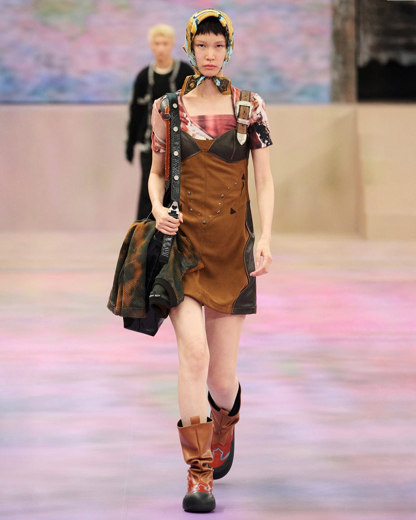 기타 YUME YUME X ADSB ANDERSSON BELL FISHERMAN BOOT LOW aaa508u(WESTERN BROWN)