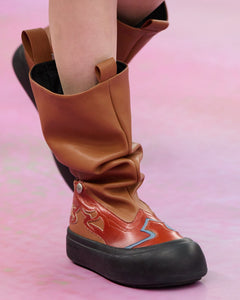 기타 YUME YUME X ADSB ANDERSSON BELL FISHERMAN BOOT LOW aaa508u(WESTERN BROWN)