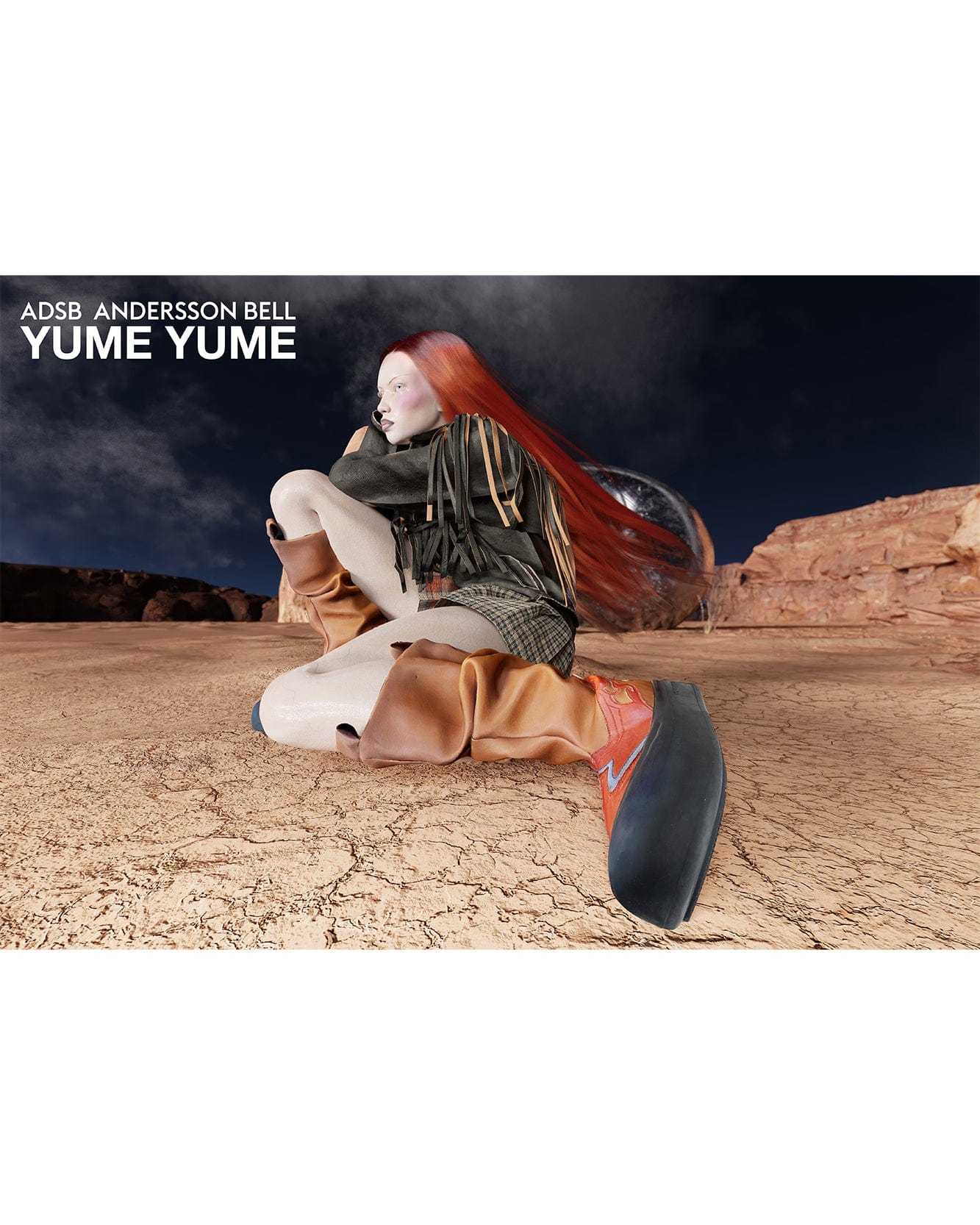 기타 YUME YUME X ADSB ANDERSSON BELL FISHERMAN BOOT LOW aaa508u(WESTERN BROWN)