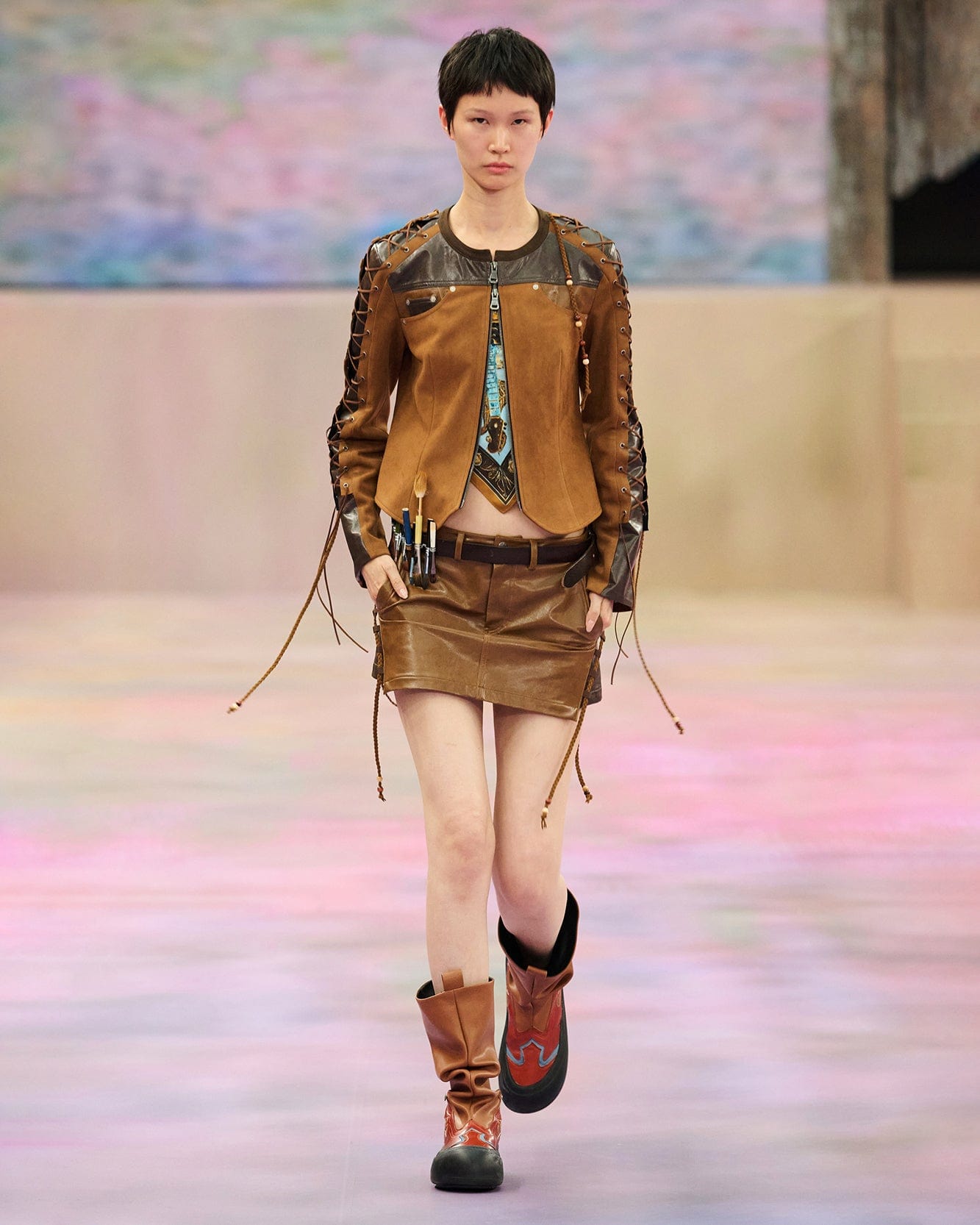 기타 YUME YUME X ADSB ANDERSSON BELL FISHERMAN BOOT LOW aaa508u(WESTERN BROWN)